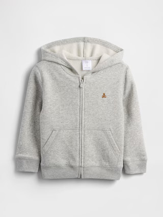 babyGap Brannan Bear Fleece Zip Hoodie | Gap Factory
