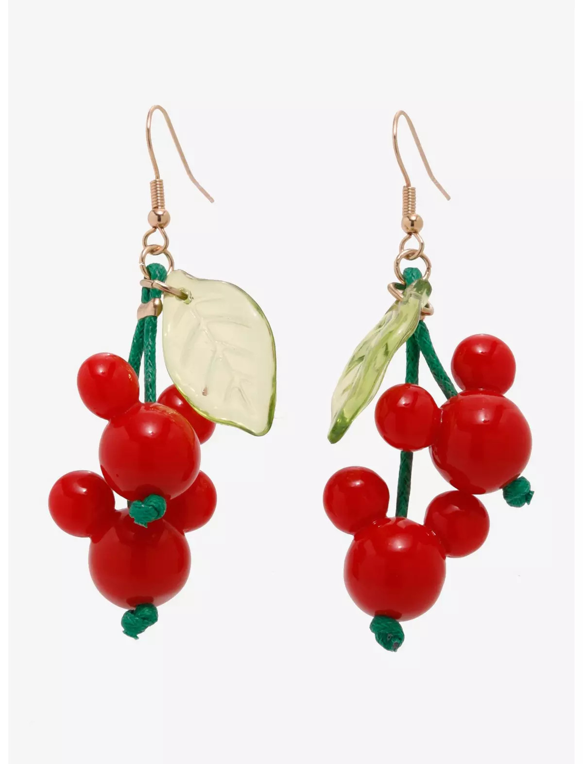 Her Universe Disney Mickey Mouse Cherries Drop Earrings | Hot Topic