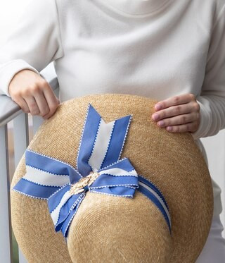 Lauren Hat - Large - Fluffy Bow | Lisi Lerch Inc