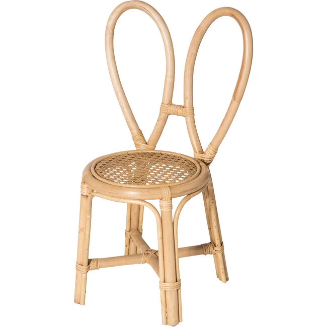 Rattan Bunny Chair, Natural | Maisonette