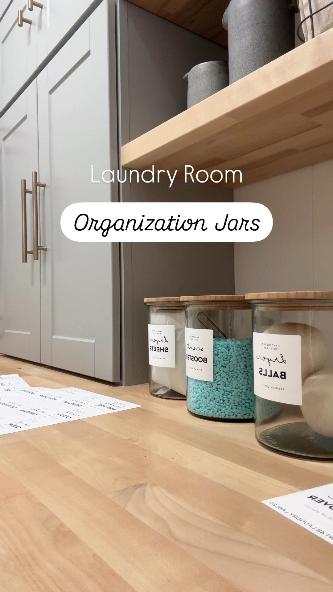 Perfect jars to organize your laundry room essentials! 

#LTKFindsUnder50 #LTKHome #LTKWatchNow