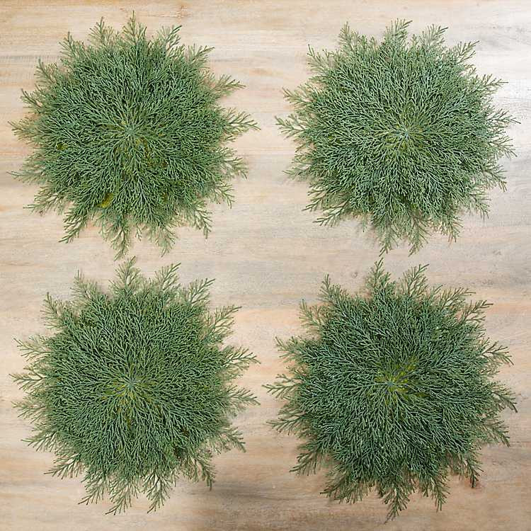 Cedar Top Round Placemats, Set of 4 | Kirkland's Home