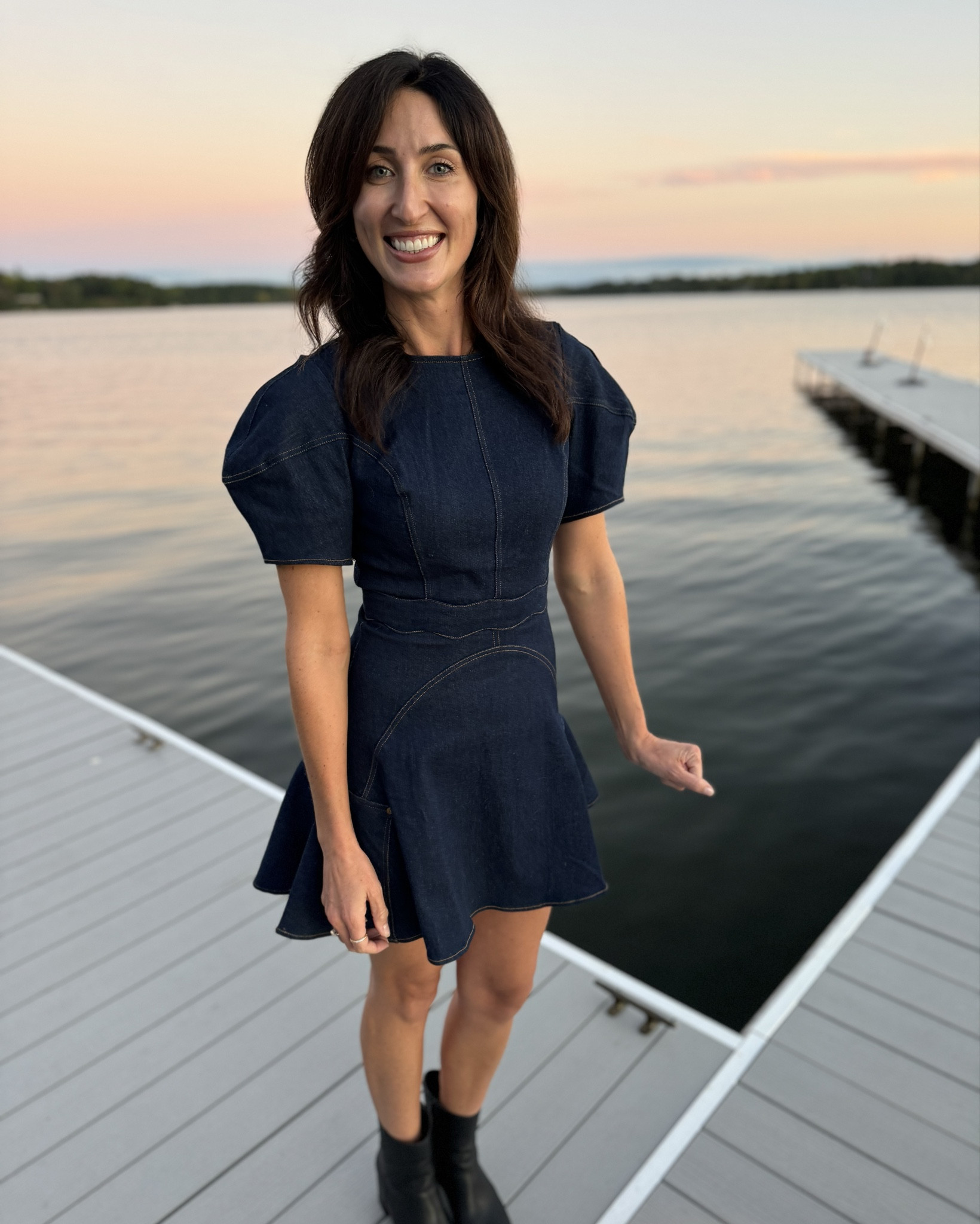 Obsessed with denim dresses this fall! You can wear them with booties, tights, and cute cropped jackets! 

#LTKSeasonal #LTKWorkwear #LTKStyleTip
