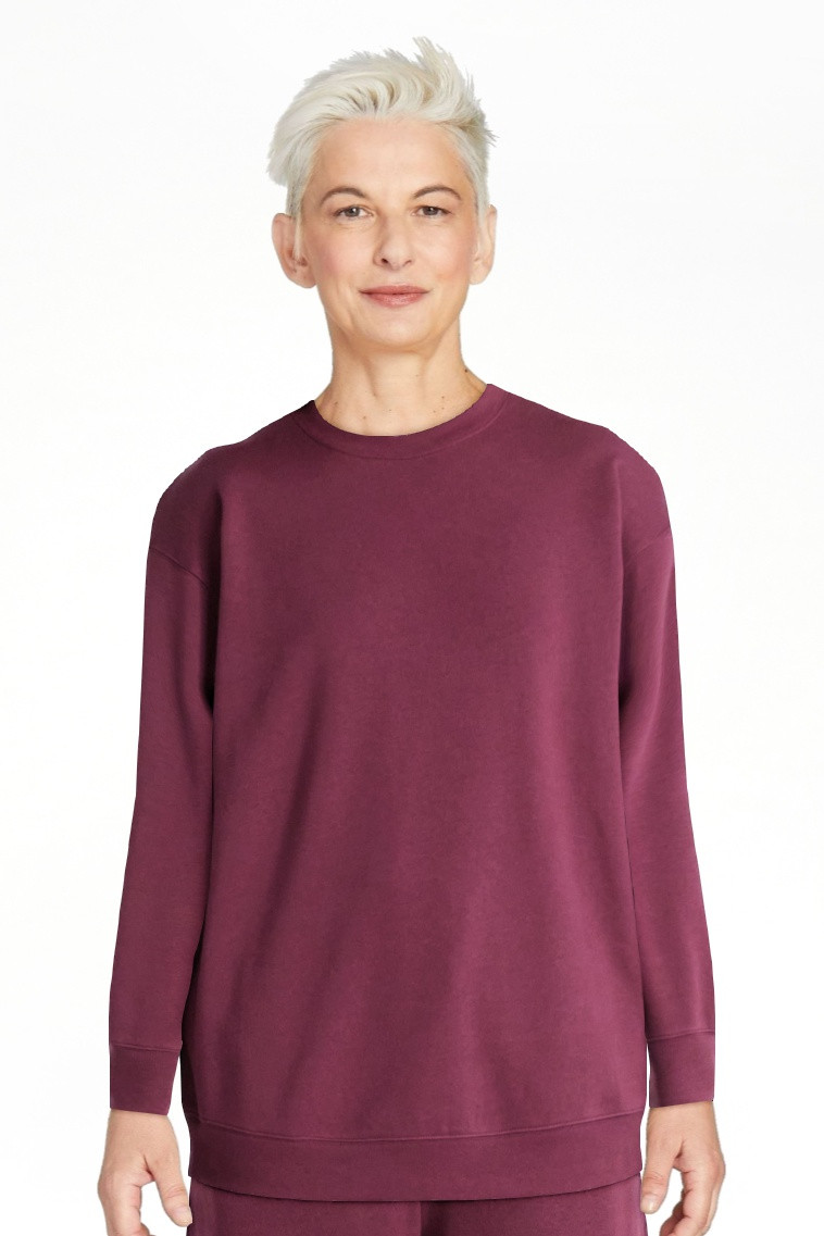 No Boundaries Fleece Oversized Sweatshirt with Long Sleeves, Women’s | Walmart (US)
