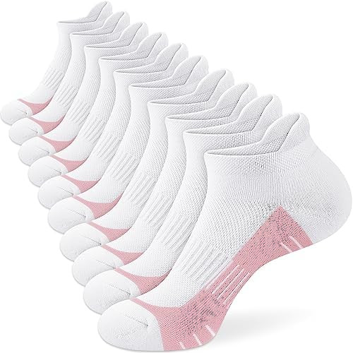 Ankle Socks for Women - Athletic Low Cut Running Cushioned Socks (3-5 Pairs) | Amazon (US)