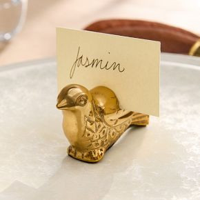 Festive Bird Placecard Holder | West Elm (US)
