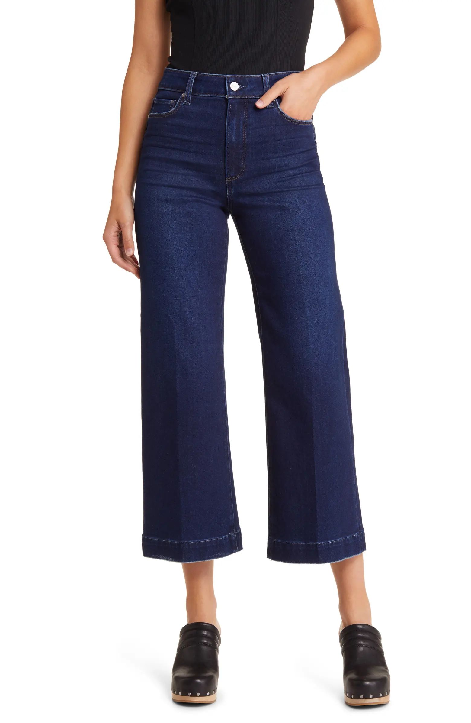 PAIGE Anessa High Waist Wide Leg Jeans | Nordstrom | Nordstrom