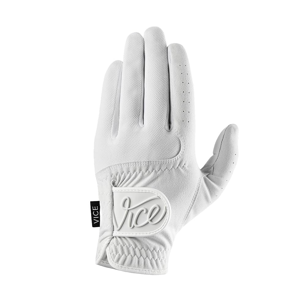 VICE Golf Duro White | Golf Glove | Features: Highly Durable Synthetic Suede, Great fit and Feel | Amazon (US)