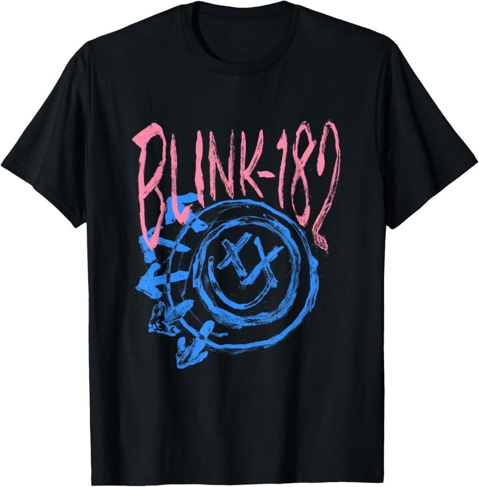 Official Blink-182 Smiley T-Shirt | Amazon (US)