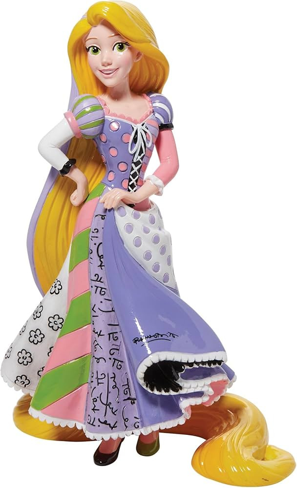 Enesco Disney by Romero Britto Tangled Rapunzel Figurine, 7.48 Inch, Multicolor | Amazon (US)
