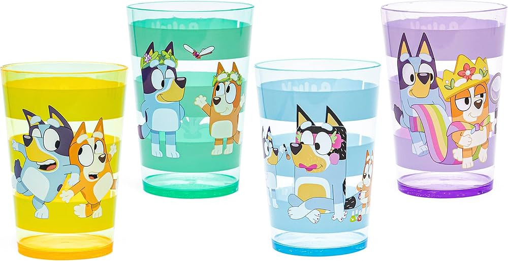Zak Designs Bluey Nesting Tumbler Set Includes Durable Plastic Cups with Variety Artwork, Fun Dri... | Amazon (US)