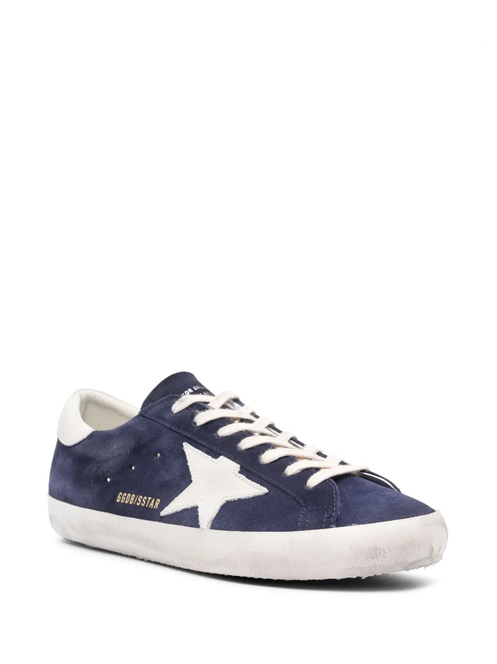 Golden Goose Super-Star Suede Sneakers - Farfetch | Farfetch Global