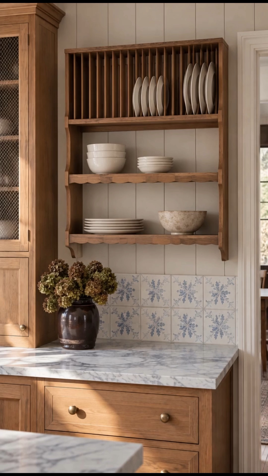 Plate racks are totally back in. This is absolutely beautiful no need for a remodel. Add this. It will turn any boring wall into something beautiful and it’s also functional linking a few similar others.

#LTKSaleAlert #LTKHome