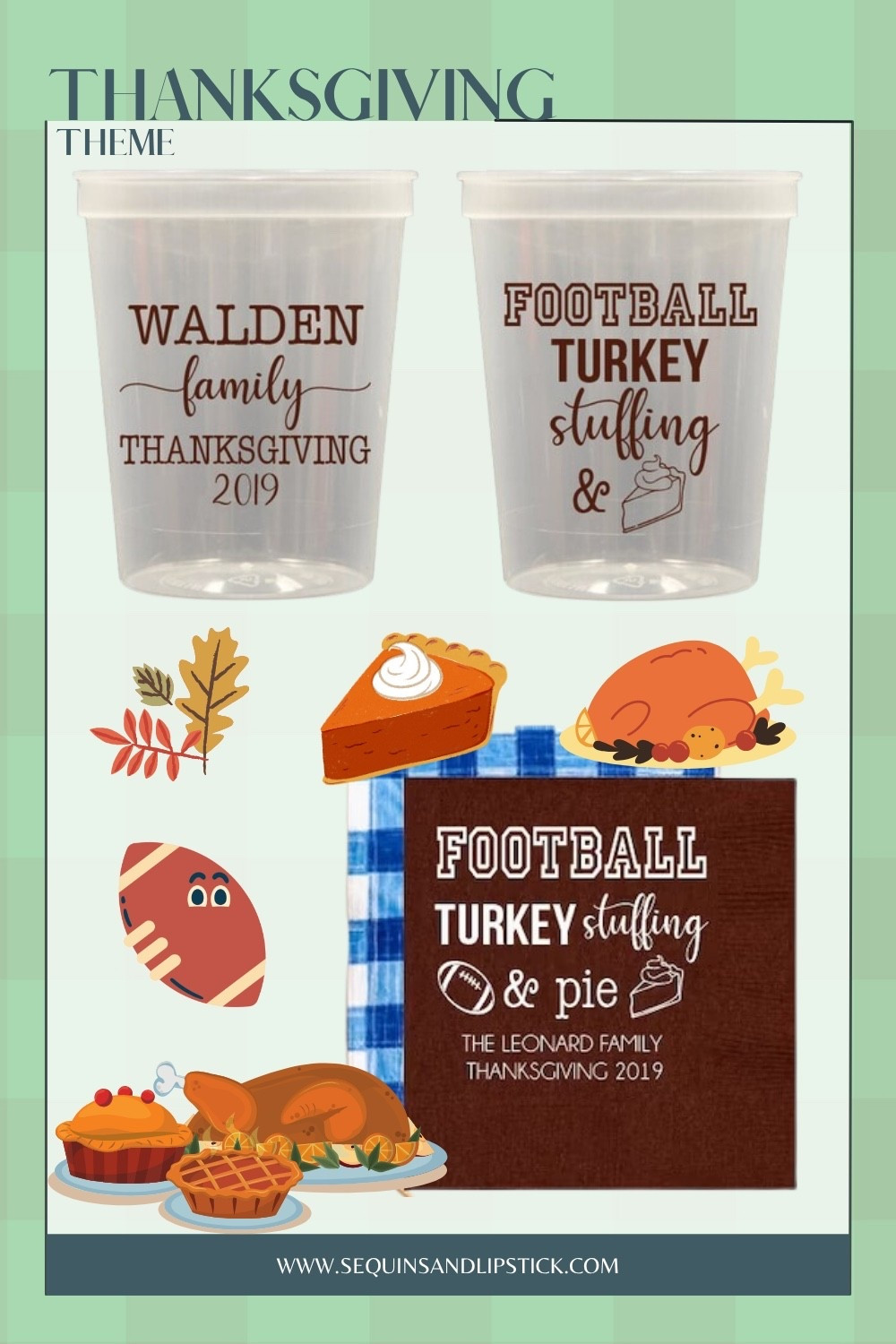Custom Thanksgiving party cups make your holiday table feel extra special. Personalize each set with your family name or favorite saying for a fun touch. These reusable cups are perfect for Thanksgiving dinner, football games, or Friendsgiving parties. Add a festive detail to your fall celebration with custom Thanksgiving cups.

#LTKParties #LTKSeasonal #LTKKids