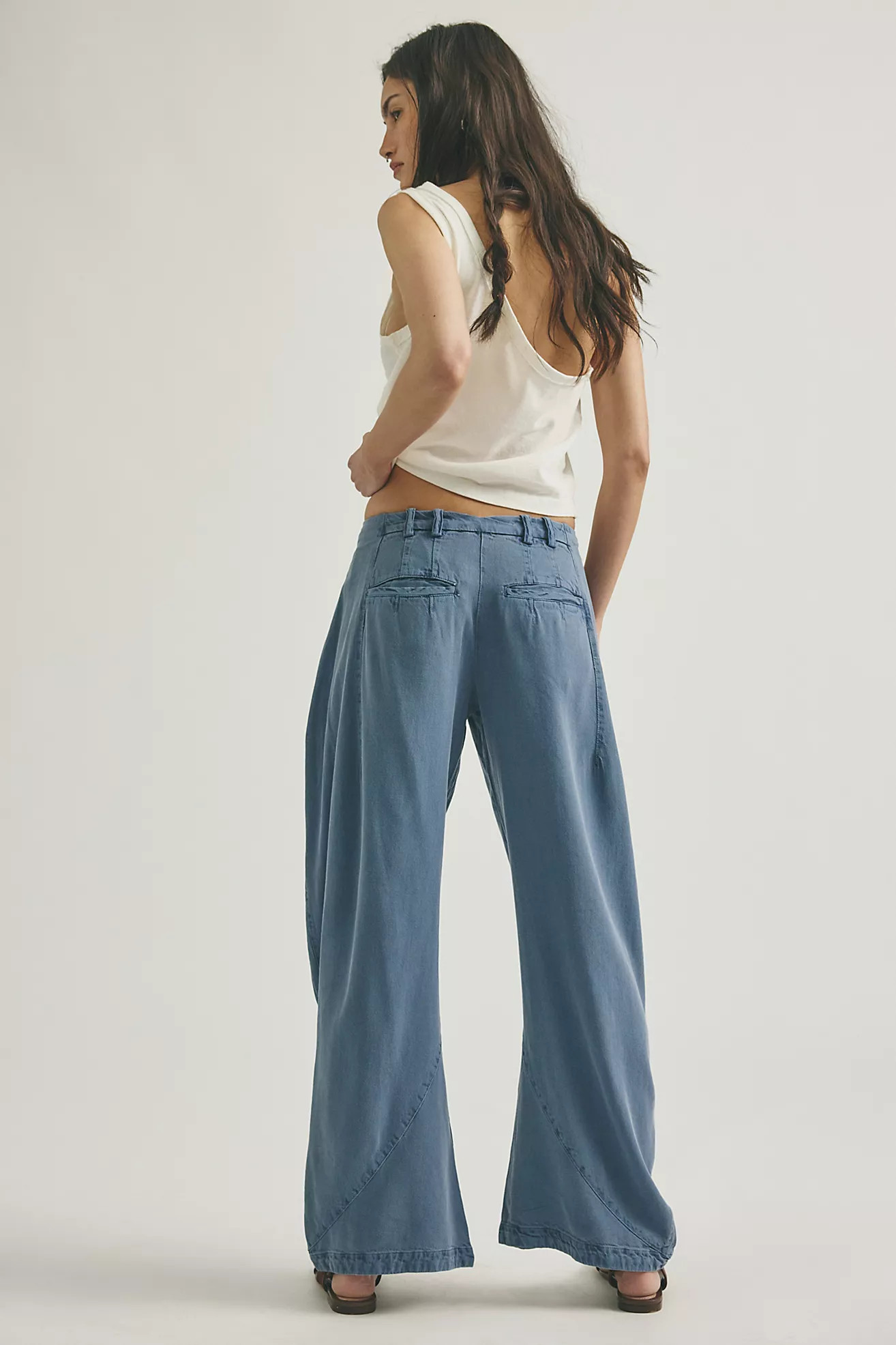 Spotlight Washed Barrel Chino Trousers | Free People (UK)