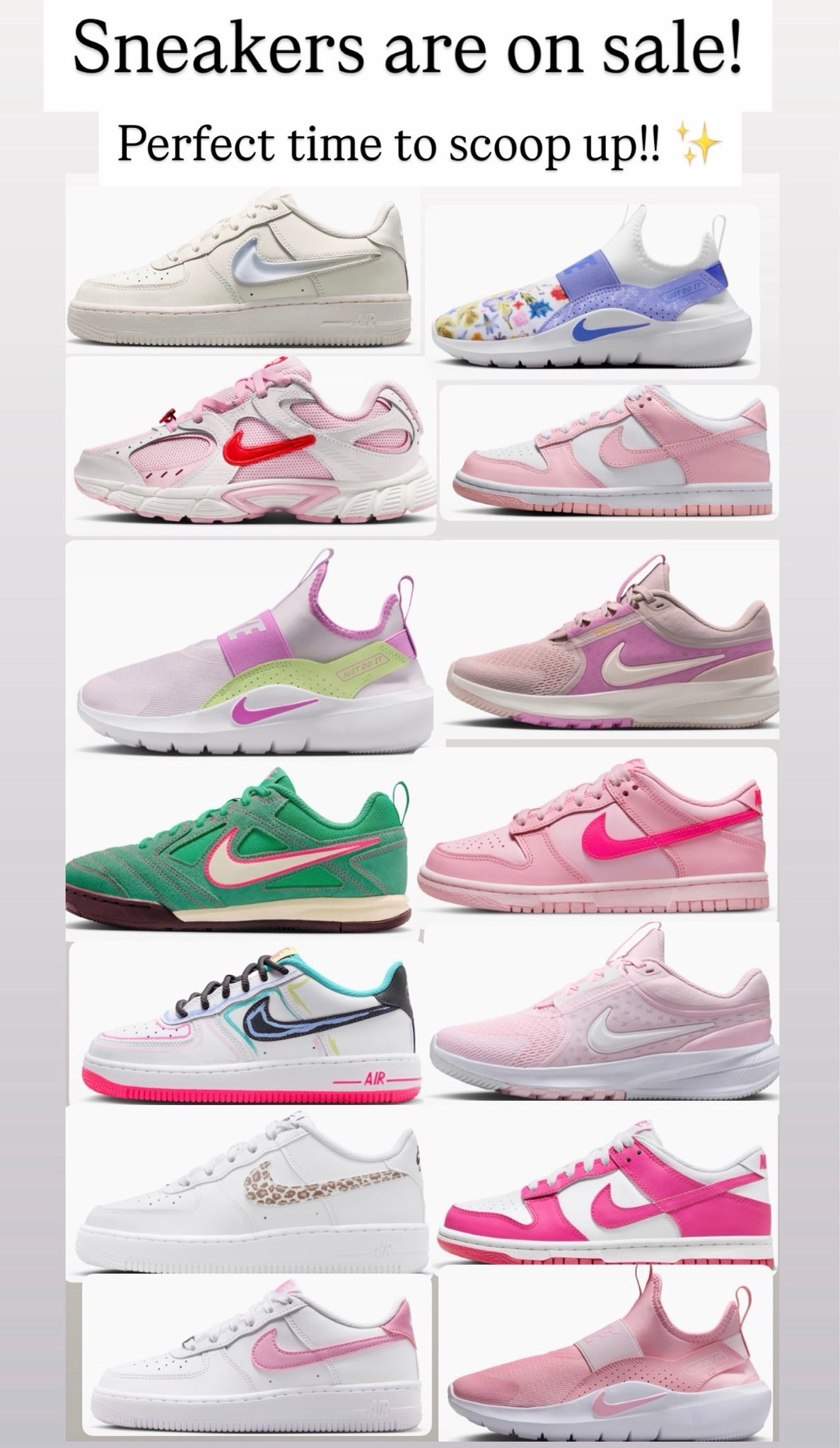 Sneakers are on sale for girls!!!! Don’t miss this @Nike US sale!!!!

#LTKKids #LTKSaleAlert