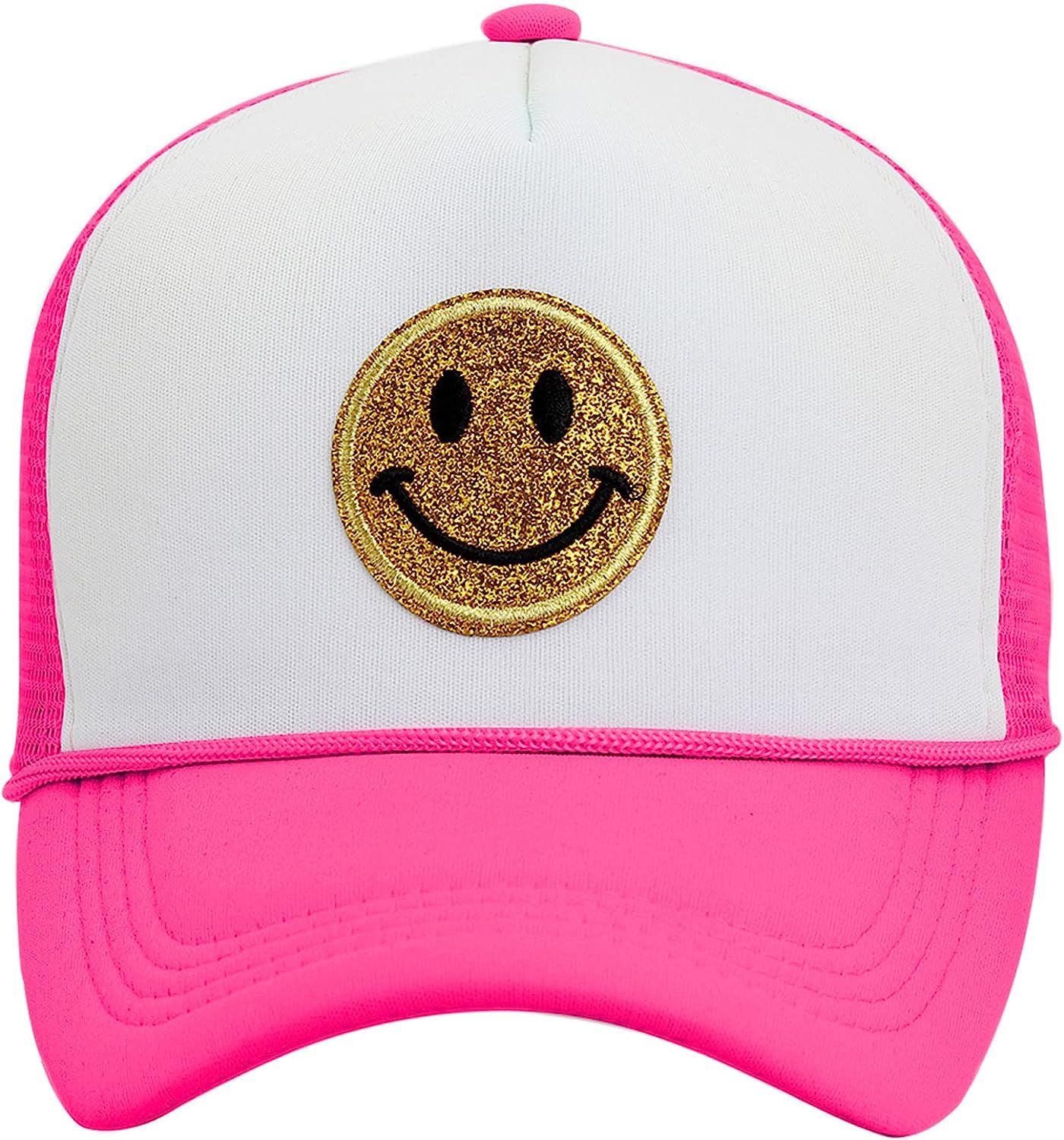 Sinsinfuns Kids Toddler Baseball Hat Smiley Face Trucker Hat Retro Mesh Baseball Cap for Boys Gir... | Amazon (US)