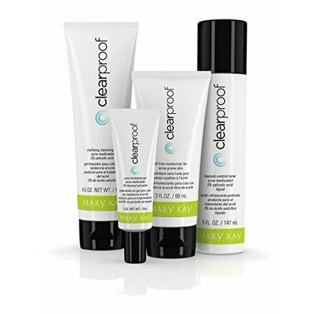 Clear Proof Clarifying Cleansing Gel with Skin Toner & Acne Treatment (Set of 4) | Walmart (US)