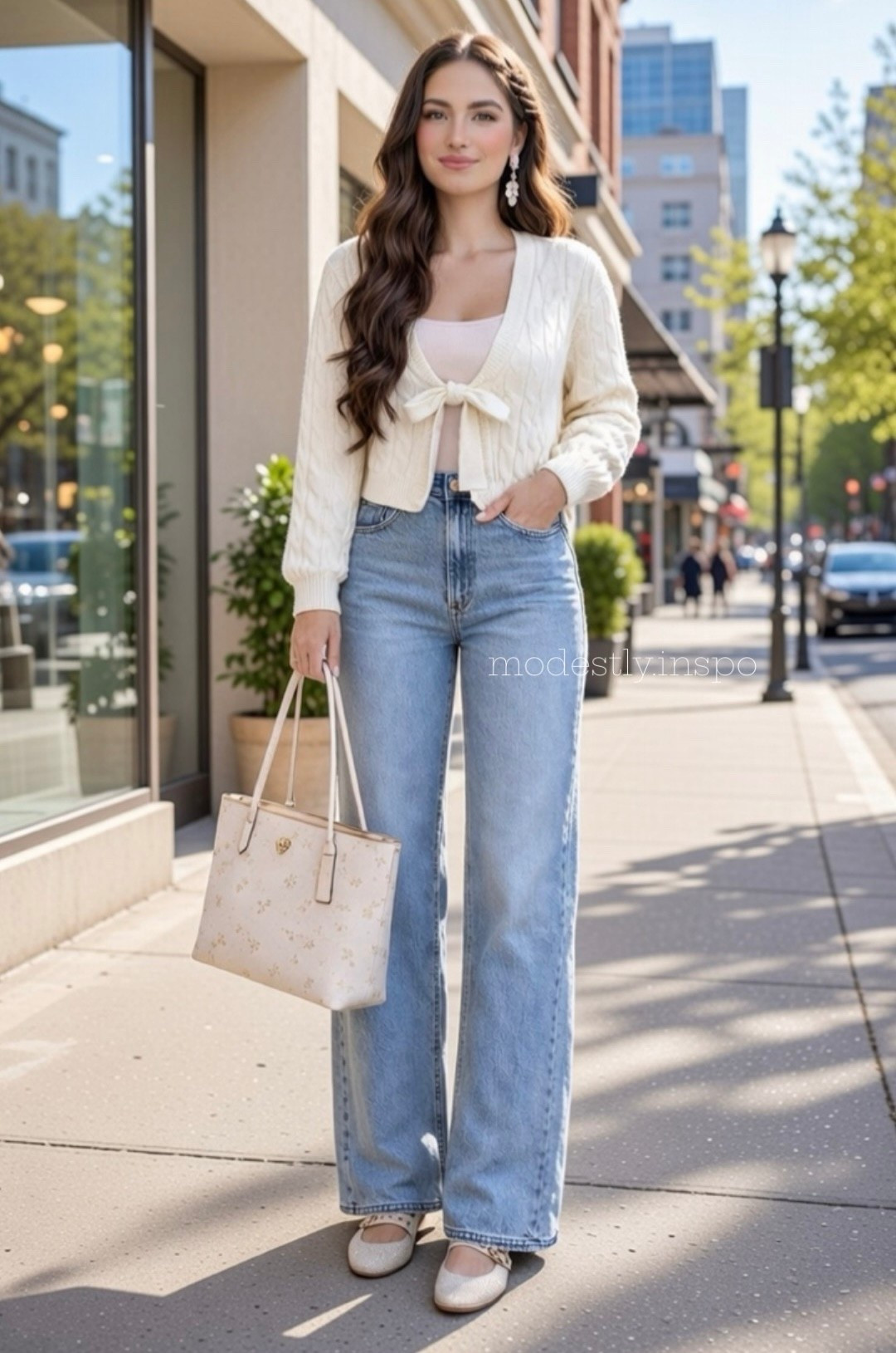 jeans are the curve love high rise wide leg medium let down hem from Abercrombie! #modest #modestoutfits #modestideas #outfitideas #outfits #outfitinspo #outfitstyling #styling #stylingoutfits #stylingideas #modesty #modeststyle #classystyle #classyoutfits #elegant #elegantoutfits #chicoutfits #falllooks #fallfashion #fallideas #winterideas #winterinspo #winteroutfits #autumnoutfits #winter #spring #cardigan #pink #whitecardigan #cute

#LTKgrwm #LTKootd #LTKSaleAlert