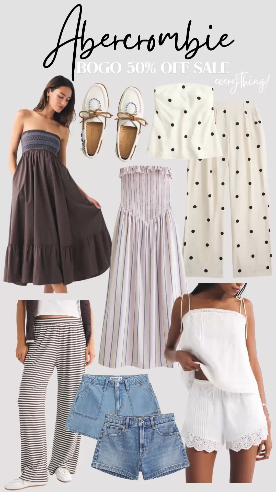 ABERCROMBIE 50% OFF SALE!
shop the cutest new arrivals! now is the perfect time to freshen up your spring and summer🤍

#LTKSaleAlert #LTKPetite #LTKootd