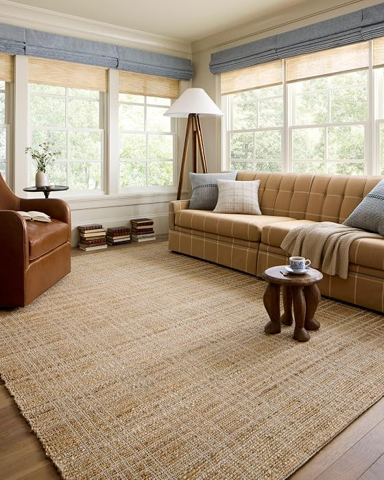 Loloi Chris Loves Julia Judy Collection JUD-01 Natural/Cream 5'-0" x 7'-6" Area Rug | Amazon (US)
