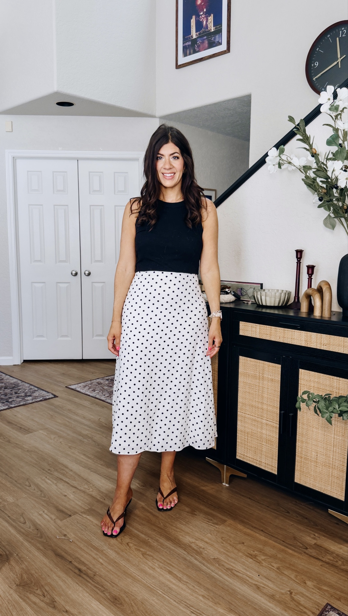 Spring trends: Polka dots
In a medium tank and medium skirt 

#LTKSaleAlert #LTKMidsize #LTKTall