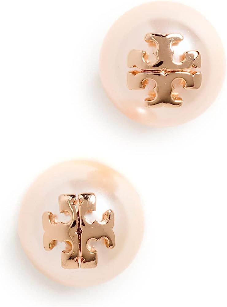 Tory Burch Women's Swarovski Imitation Pearl Stud Earrings | Amazon (US)