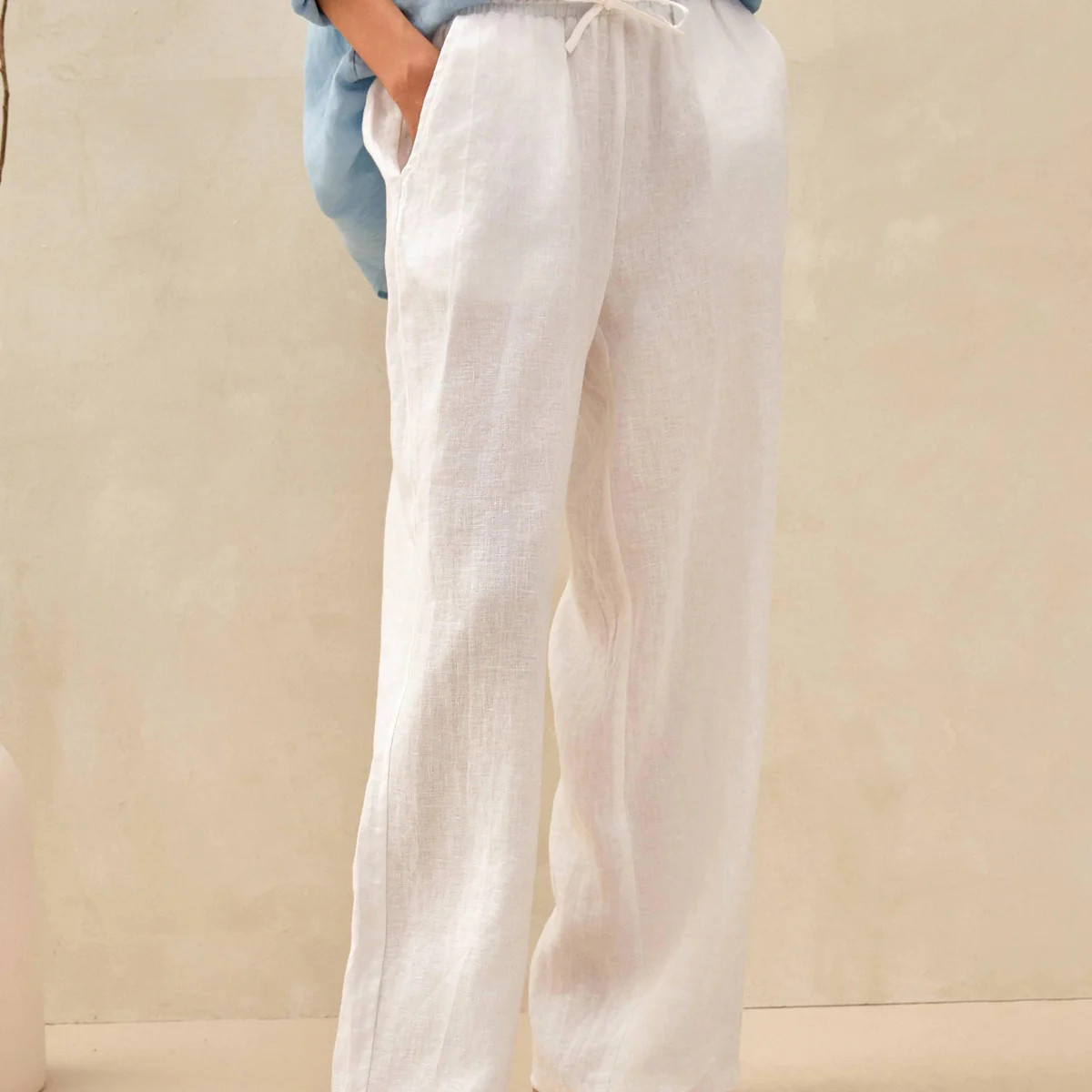 100% Linen Classic Pants LYON | LINTICO