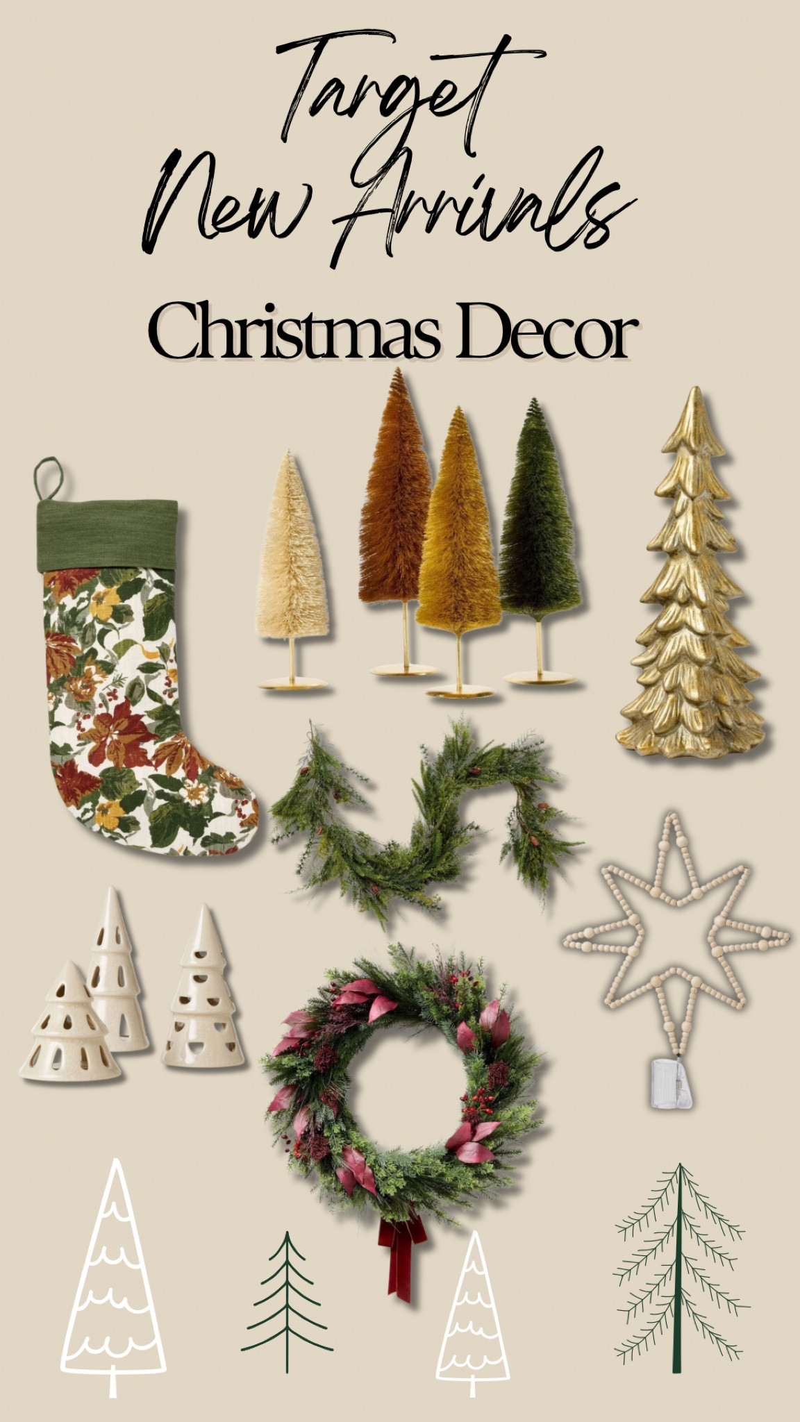 New Studio McGee Christmas Decor at Target! 

#LTKHoliday #LTKHome #LTKSeasonal