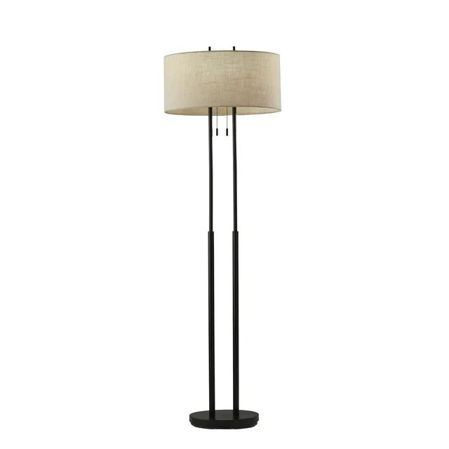 Adesso Duet Floor Lamp, Antique Bronze | Walmart (US)