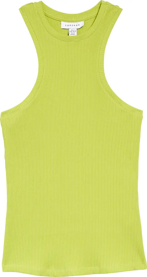 Topshop Ribbed Racerback Tank | Nordstrom | Nordstrom
