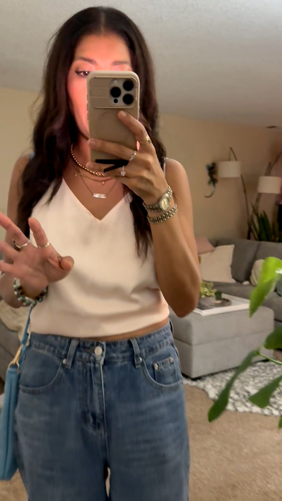 This satin cami top is giving all the chic vibes ✨ Paired with my favorite wide-leg jeans and these wedge sneakers (comfy + polished = obsessed 💕). Added my vegan leather bag + accessories to complete the look. Such an easy everyday outfit that still feels elevated. 🌸

Shop the full look here ⬇️


satin cami top, wide leg jeans outfit, wedge sneakers style, vegan leather bag, chic casual outfit, everyday elevated look, satin top and jeans, fall casual outfit, cute satin cami, wedge sneaker outfit ideas

#LTKSaleAlert #LTKFallSale #LTKSeasonal