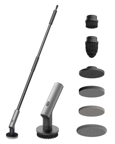 HOTO Electric Spin Scrubber, IPX7 Full Body Waterproof Bathroom Shower Cleaning Brush, Shower Scr... | Amazon (US)