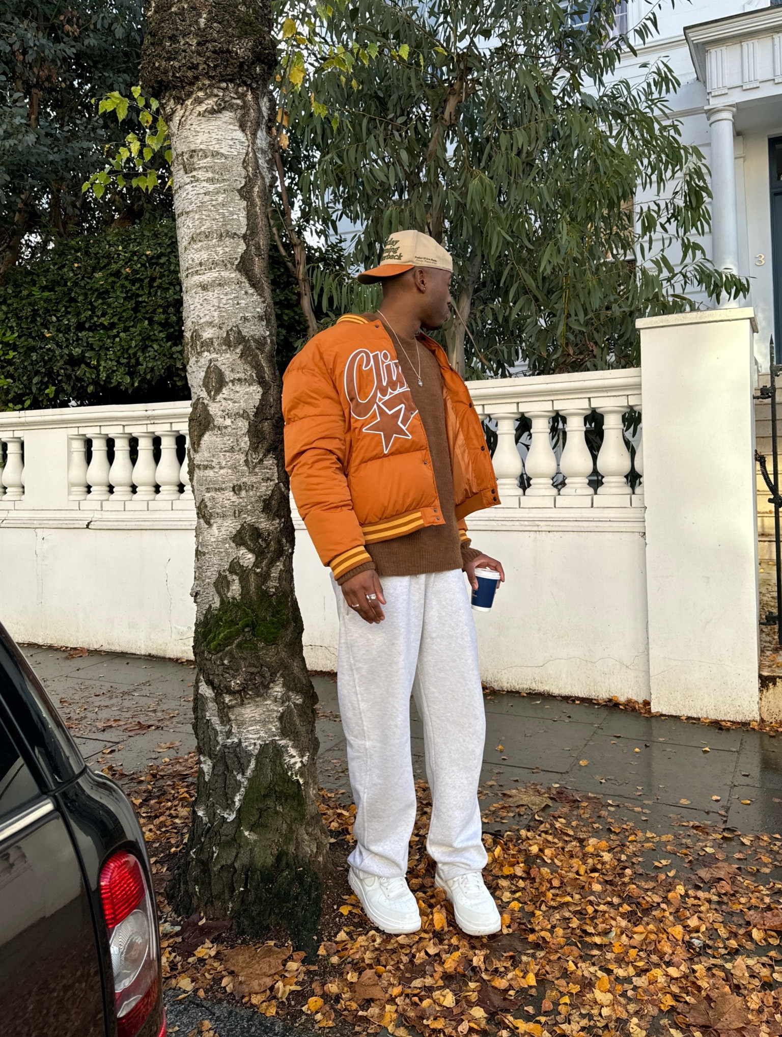Abercrombie & fitch, Arket, Nike, transitional outfit, transitional style, winter outfit, winter fashion, grey joggers, heavyweight joggers, knit jumper, oversized jumper, bomber jacket, puffer jacket, menswear, men’s fashion, men’s style 

#LTKstyletip #LTKSeasonal #LTKeurope