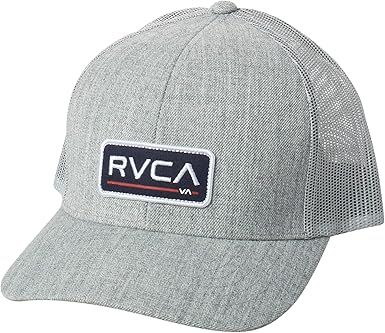 RVCA Men's Adjustable Snapback Curved Brim Trucker Hat | Amazon (US)