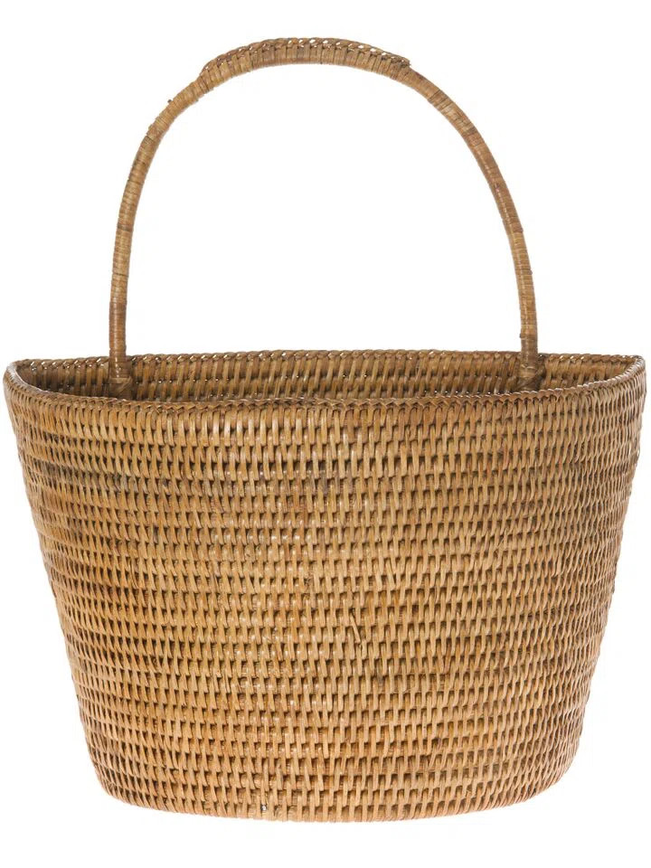 Everard Wicker Wall Organizer with Wall Baskets | Wayfair North America