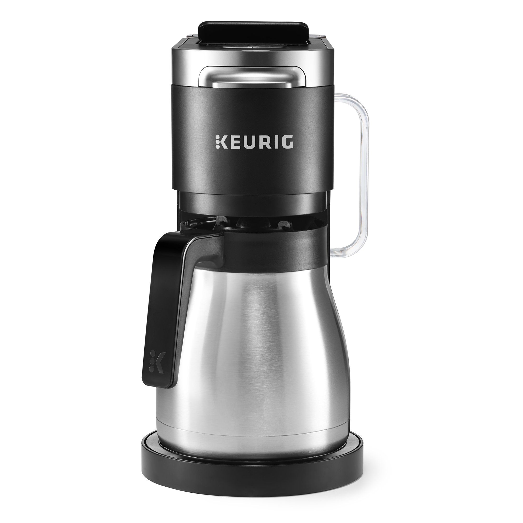 Keurig K-Duo Plus Coffee Maker, with Single Serve K-Cup Pod and 12 Cup Carafe Brewer, Black | Walmart (US)