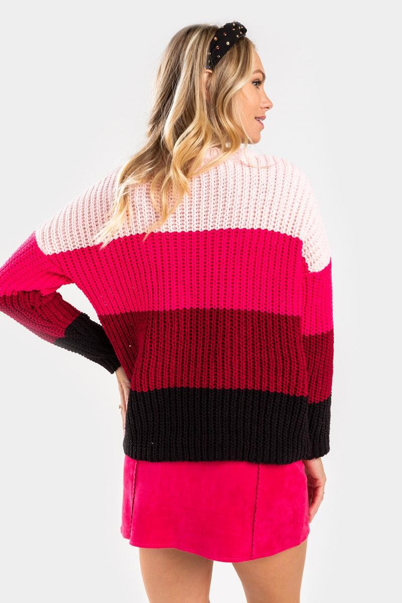 Ash Color Block Sweater | Francesca’s Collections