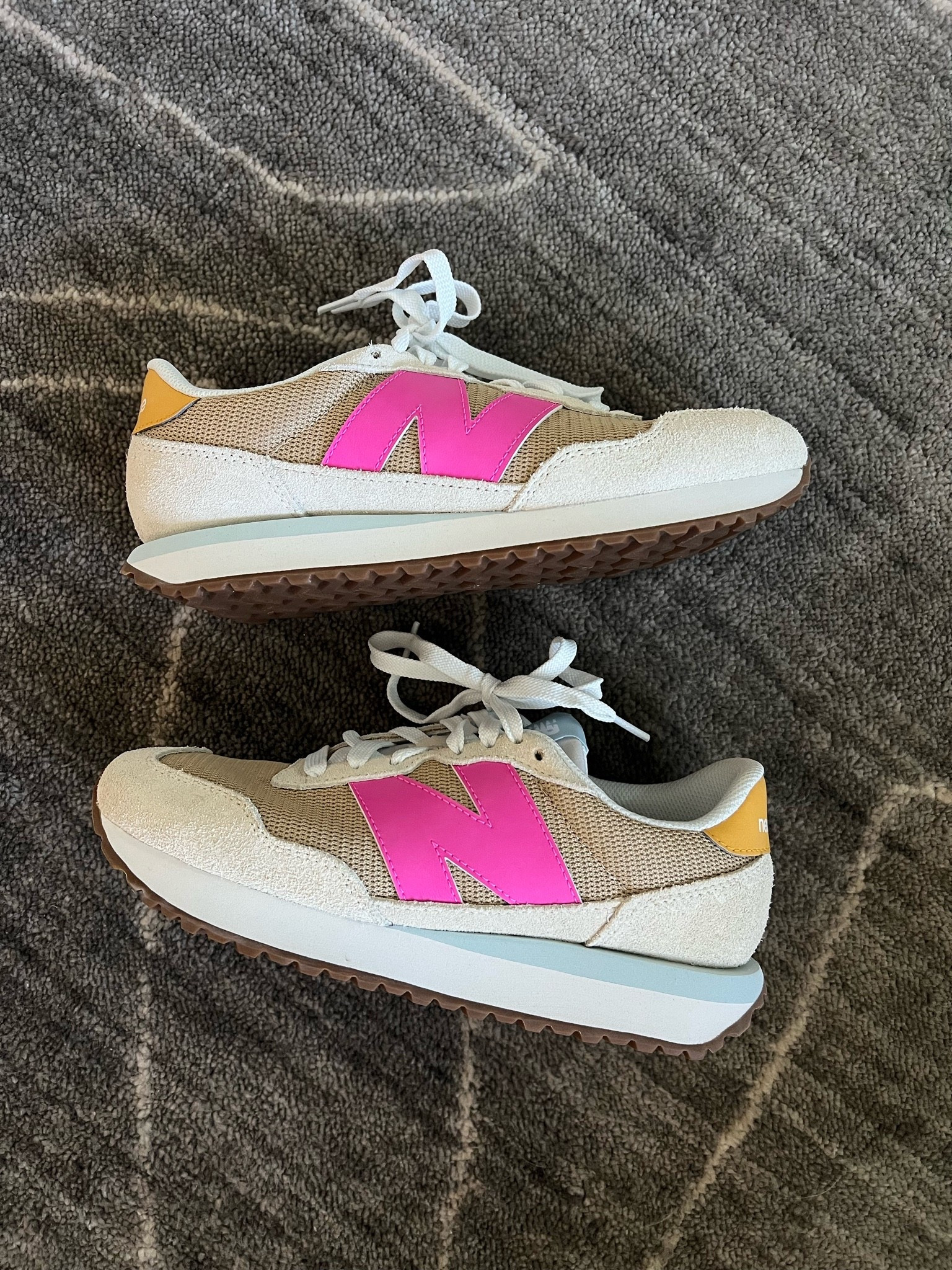 My colorful new balance sneakers 🦋💕