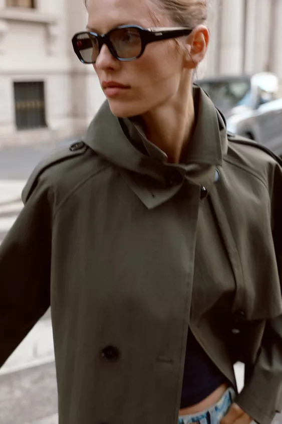 KURZER TRENCH MIT KAPUZE | Zara DE