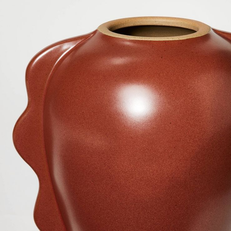 Ceramic Wavy Vase - Threshold™ designed with Studio McGee | Target