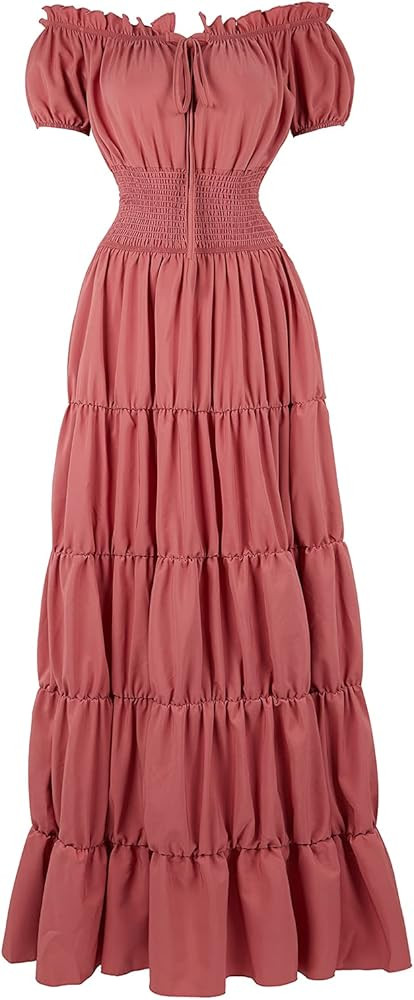 Zhitunemi Renaissance Costume Women Dress: Medieval Costumes for Women Renaissance Dresses - Peas... | Amazon (US)