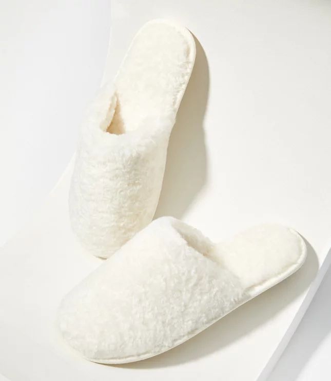 Cozy Fleece Slippers | LOFT
