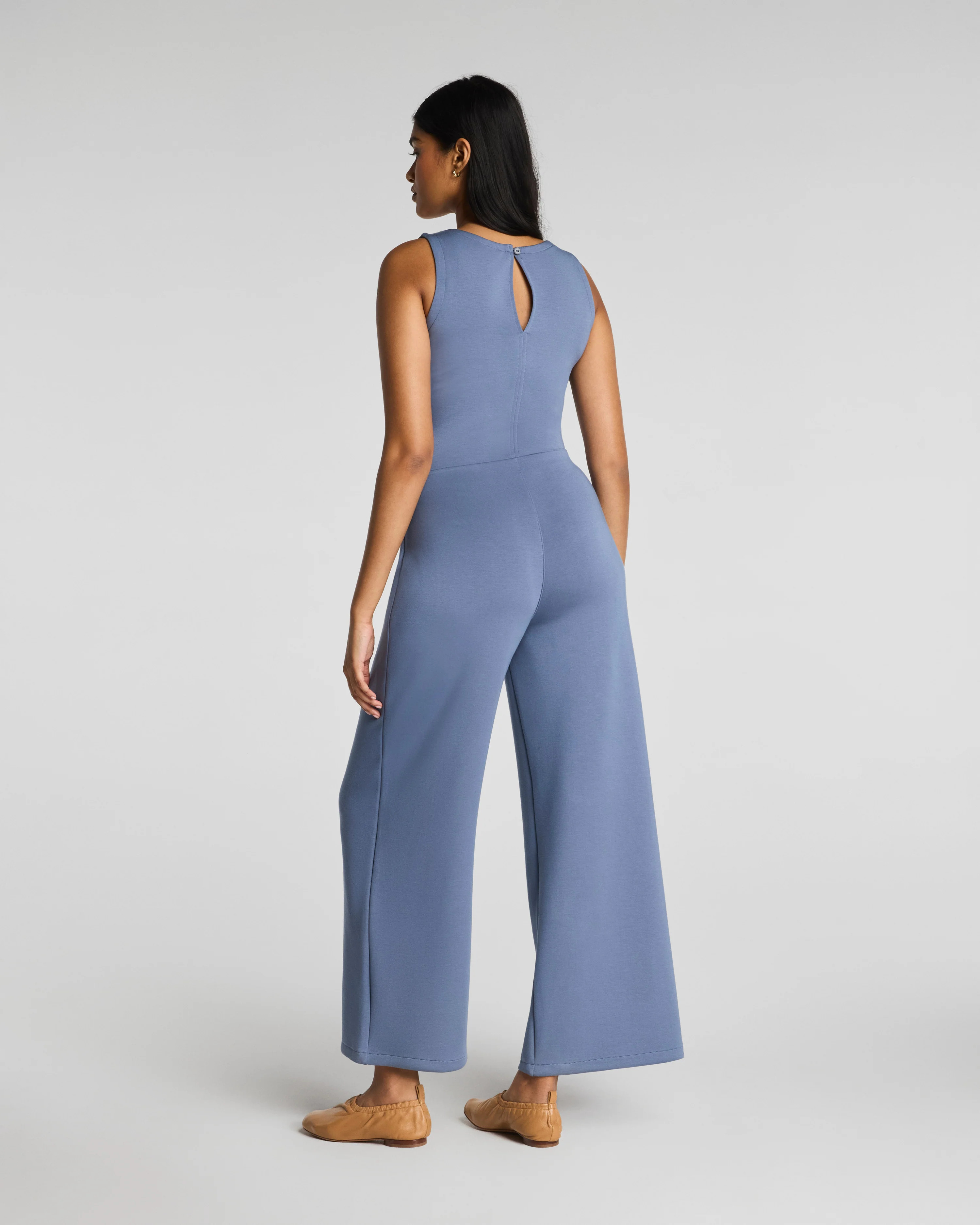 SPANX AirEssentials®Draped Sleeveless Jumpsuit | Spanx