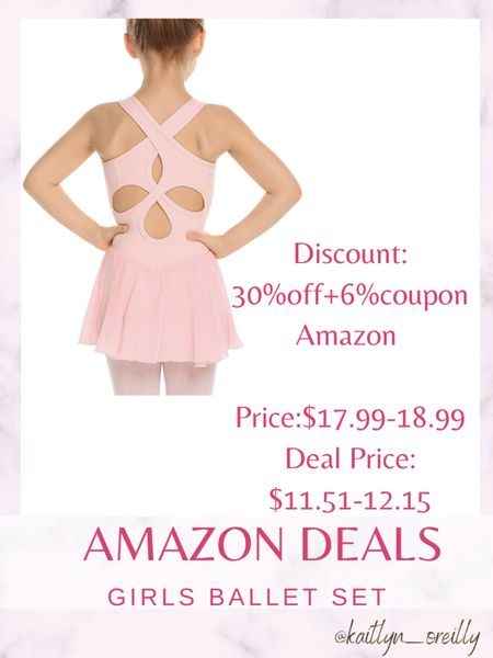 Amazon deals. Check out this girls ballet outfit 

amazon , amazon deals , amazon must haves , amazon sale , amazon sales , amazon kids , kids , amazon girls , #LTKkids #LTKfamily #LTKsalealert #LTKunder100 #LTKunder50 #LTKFind 