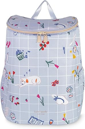 kate spade new york Insulated Backpack Cooler Large Capacity, Portable Soft Cooler Bag for Picnic... | Amazon (US)