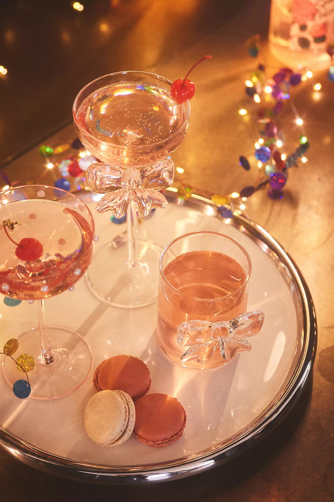 Lepelclub Bow Coupe Glass | Anthropologie (US)