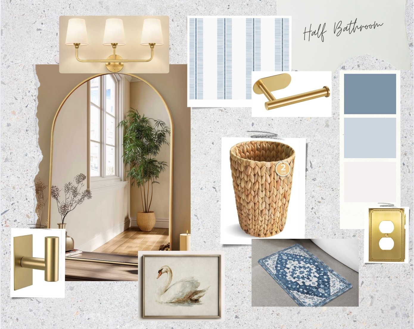 First clients half bath! Can’t wait to bring it to life!

#halfbath #homereno #wallpaper

#LTKHome