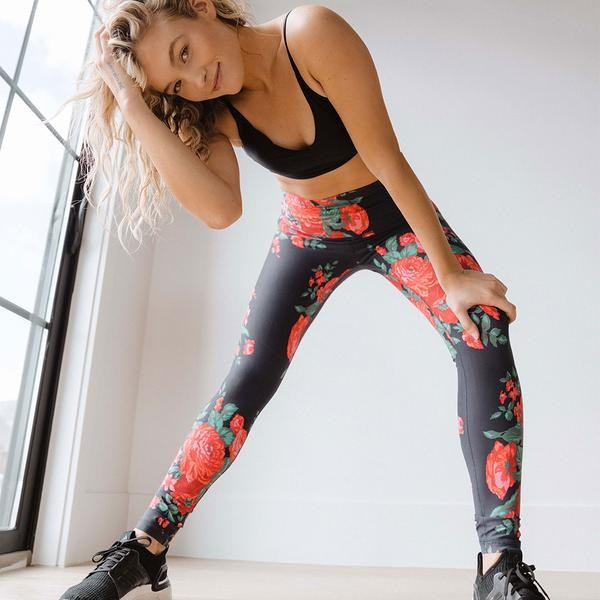 Intention Compression High-Waisted Leggings, Antigua | Albion Fit