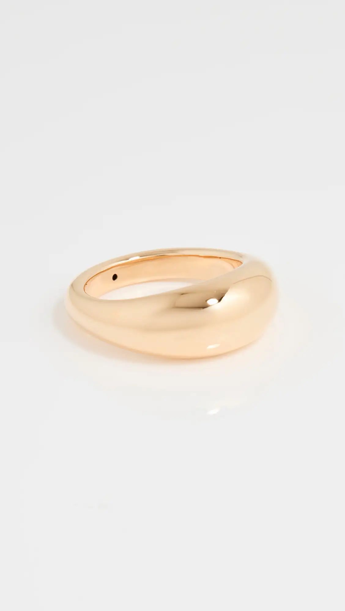 EF Collection 14k Gold Jumbo Dome Ring | Shopbop | Shopbop